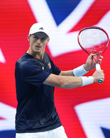 Billy Harris in action in Perth (Photo: LTA)