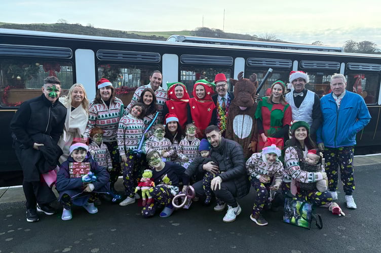 The Santa Train proved a huge hit with families during the Christmas period