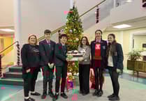 Castle Rushen students spread festive cheer beyond the school gates