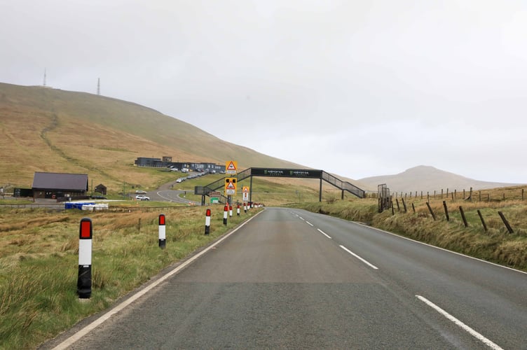 The A18 Mountain Road has reopened to traffic for the first time this week