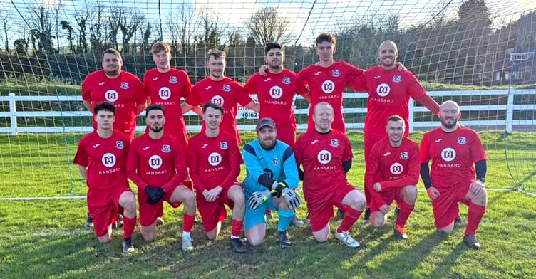 Governors Athletic players sporting their new kit sponsored by Hansard ahead of the weekend's game against RYCOB