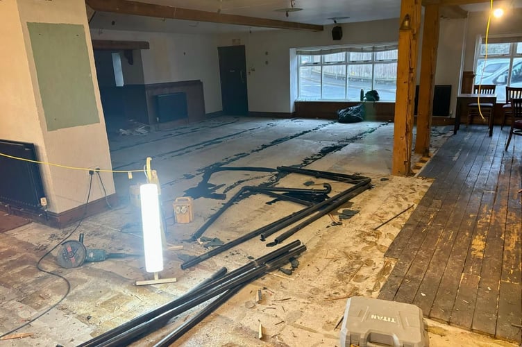 Work is underway at The Whitestone in Ballasalla, with Okell's promising exciting changes 