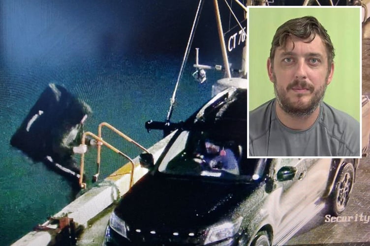 Liverpool man Liam Dunne (inset) was involved in an organised crime gang bringing drugs to the Isle of Man on the fishing vessel Boy Shayne