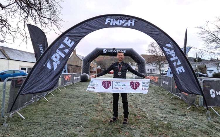 UK-based Manx athlete Phil Marshall claimed a superb top-20 finish in the guelling 268-mile Montane Spine Race last week. He was raising money for Royal Papworth Hospital who gave his wife a double lung transplant three months ago