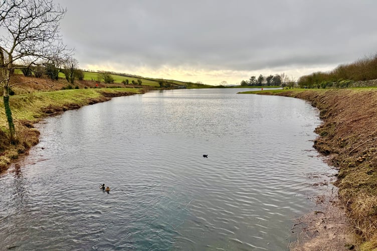 The Clypse reservoir has been refilled after being drained for valve replacement works