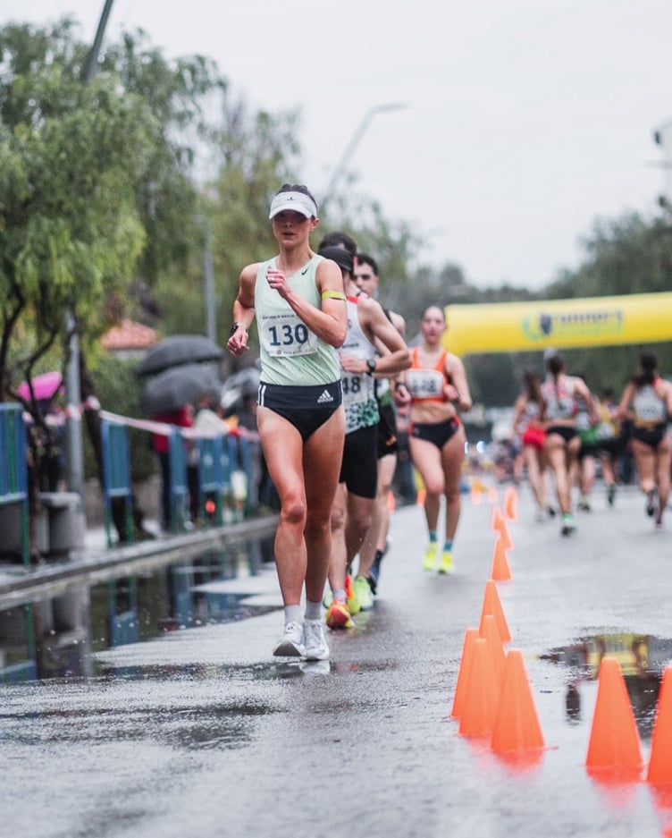 Erika Kelly in action on soaked roads during the Gran Premi Marxa Vendrell meeting in Spain last weekend (Photo: Gabri Amorós)