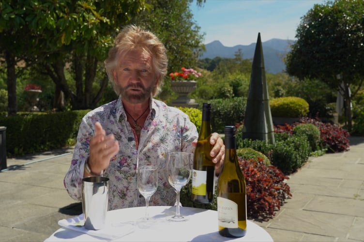 Noel Edmonds has launched his businesses new wines, made in New Zealand but sold exclusively on the Isle of Man