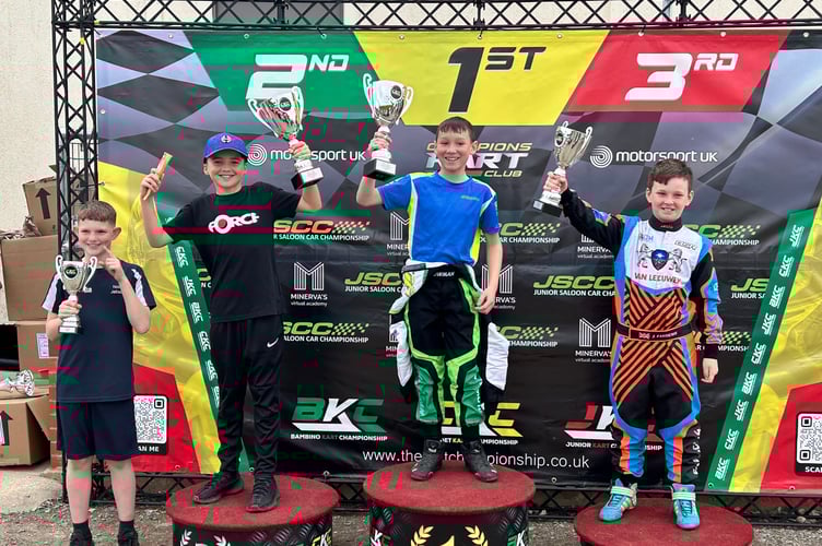 Jayjay has won multiple national races and is a well-known figure on the UK karting circuit
