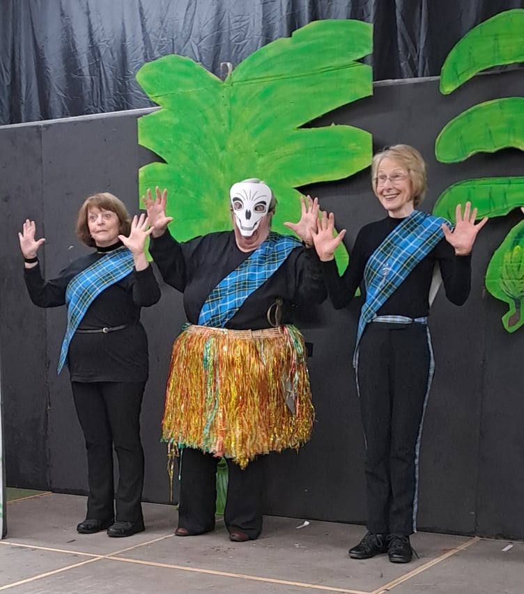 Some Manx tartan on display