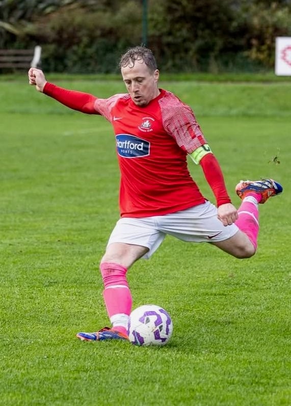 Castletown MFC club captain Alex Crawley will be hoping to fire his side back to winning ways against southern rivals Malew this weekend