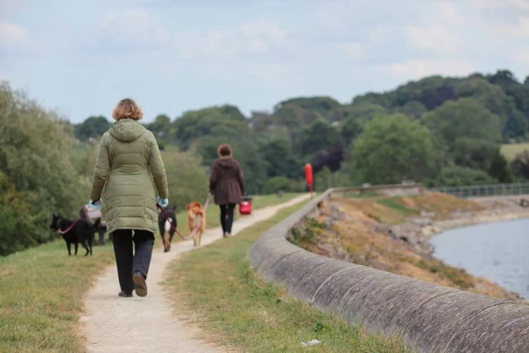 Manx Utilities have reminded dog owners to clean up after their pets at the island's reservoirs