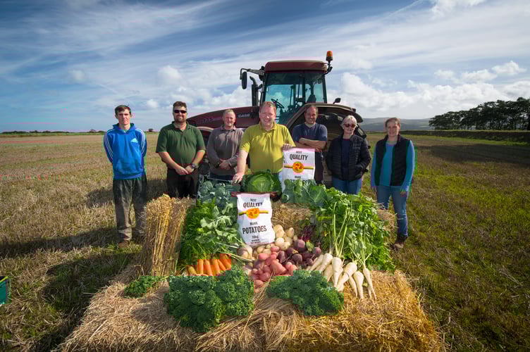 Farmers who provide fresh produce for Robinsons and the wider Manx community