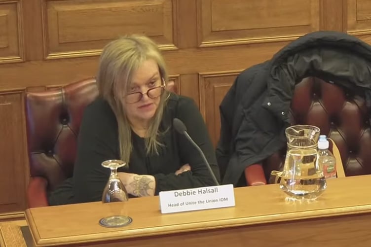 Debbie Halsall, head of Unite the Union