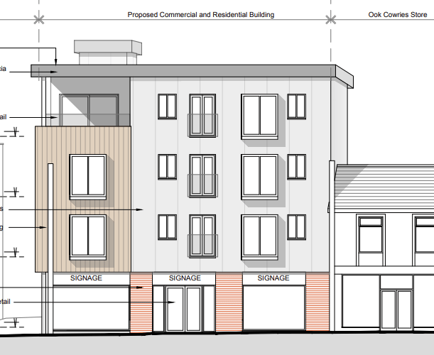 How the replacement building on Marina Road will look