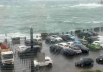 Council issue urgent notice to move vehicles as waves crash over into carpark
