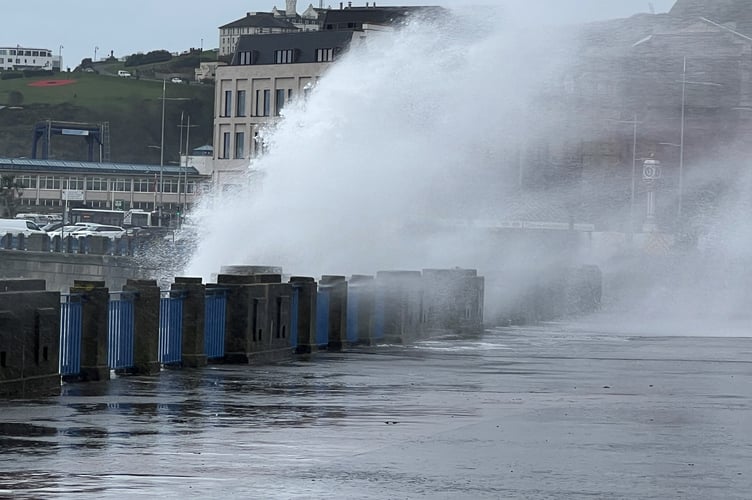 Loch Promenade walkway this morning