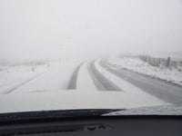 Snow shuts Mountain Road