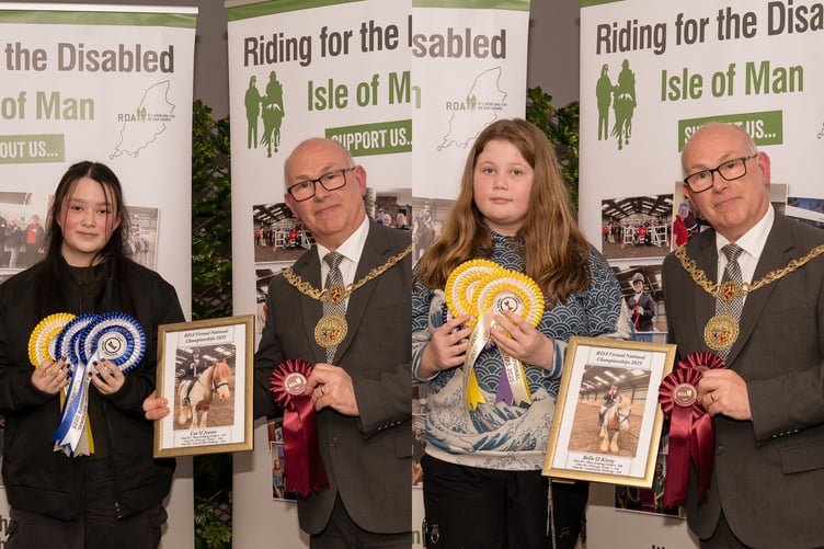 Catrina Adamson rode on Junior, alongside Bella Charman who rode Kizzy