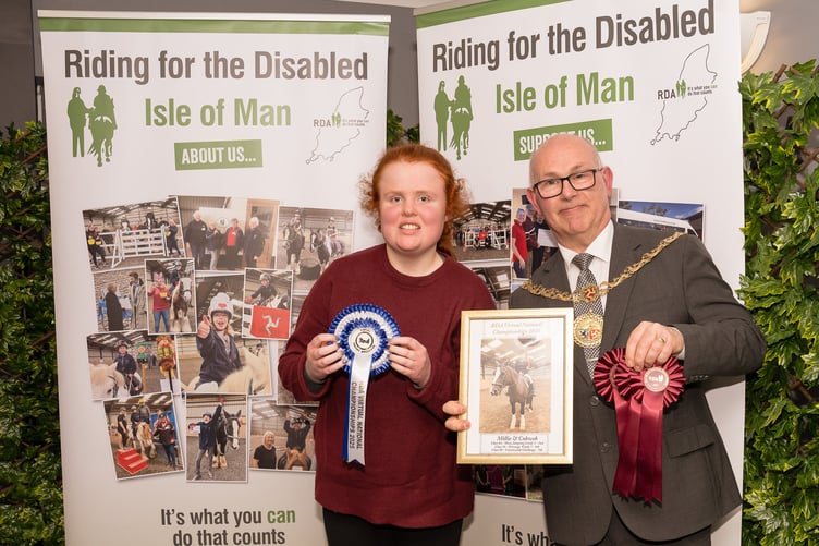 Millie Lyons rode on Cobweb for the competition