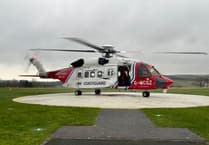 Patient airlifted to hospital from 'guard vessel' in urgent medical transfer