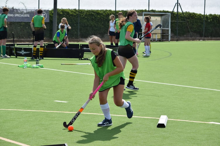 A previous PerfX hockey camp at King William's College