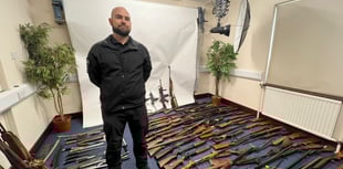 Machine gun among haul of 150 firearms handed in to police