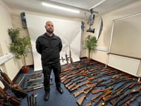 Machine gun among haul of 150 firearms handed in to police