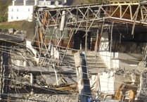 Pictures show the sad demolition of island's much loved Aquadrome