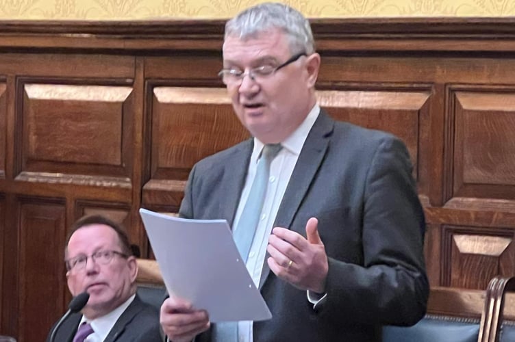 Treasury Minister Chris Thomas MHK