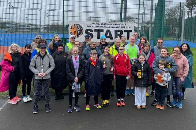 Excellent performances in winter walking league finale