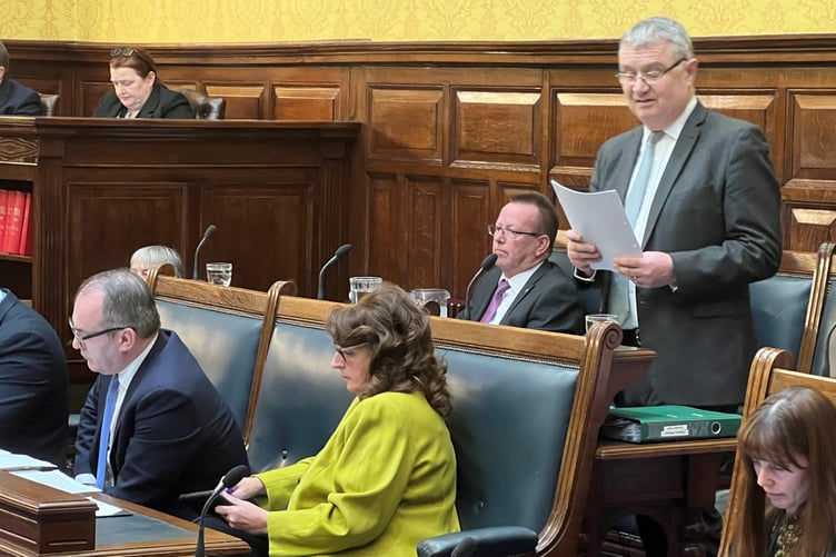 Treasury Minister Chris Thomas delivers his first Budget