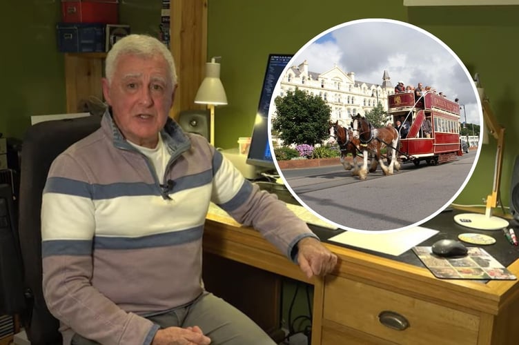 Historian Charles Guard has released another video online, questioning politicians on the completion of the Douglas Bay Horse Tramway along the full length of Douglas Promenade