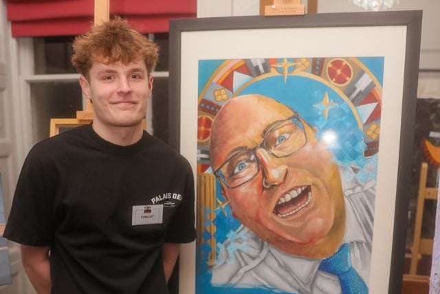 Ryan Hughes with his entry Conjurer of dreams