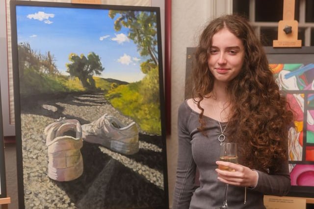 Anna Young with her entry C’raad t’ou goll? (Where are you going?