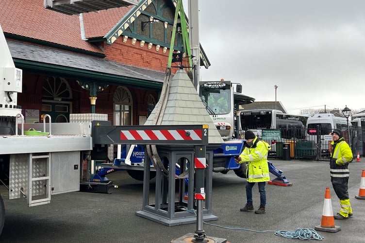 Operation to roof station belfy is completed