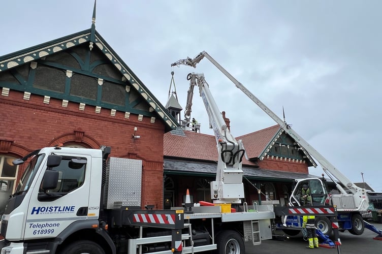 Removal of station belfry was a major operation