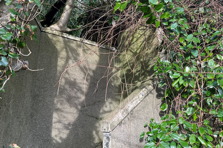 All that remains of the Falcon cliff lift's bottom station