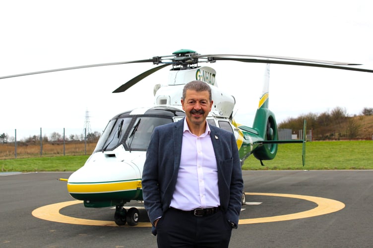 Great North Air Ambulance Service chief executive Joe Garcia