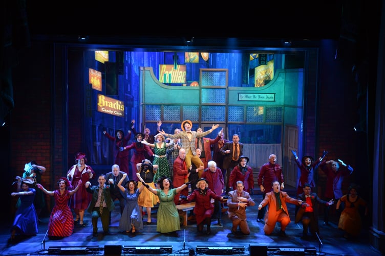 Guys and Dolls cast on their opening night