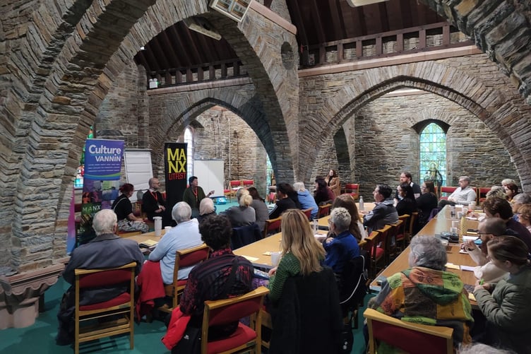 The Writers Day during last year's Manx Litfest
