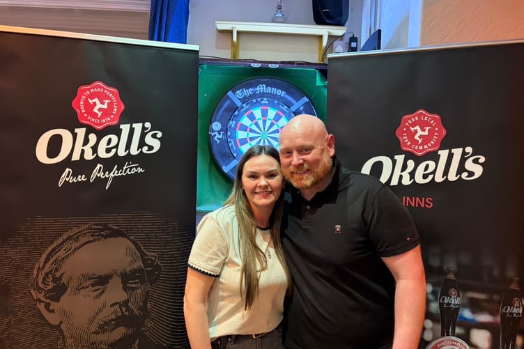 Vikki Cannan and Kevin Lane after securing wins in the Manor on Saturday (Photo: Tom Curphey/Media Isle of Man)