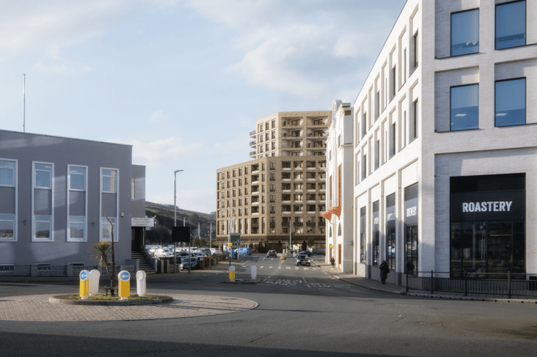 How the development would look from the Sea Terminal