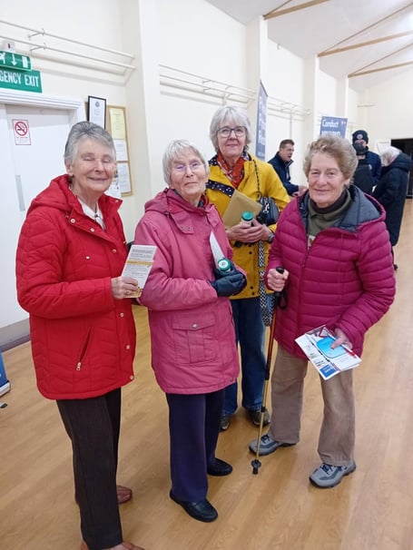 Some of the Andreas residents who attended the first 'Isle Be Ready' event