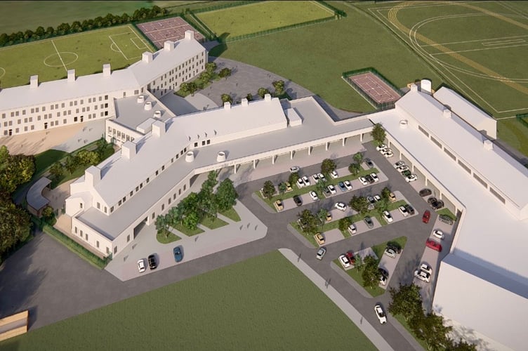 Proposed redevelopment of Castle Rushen High School