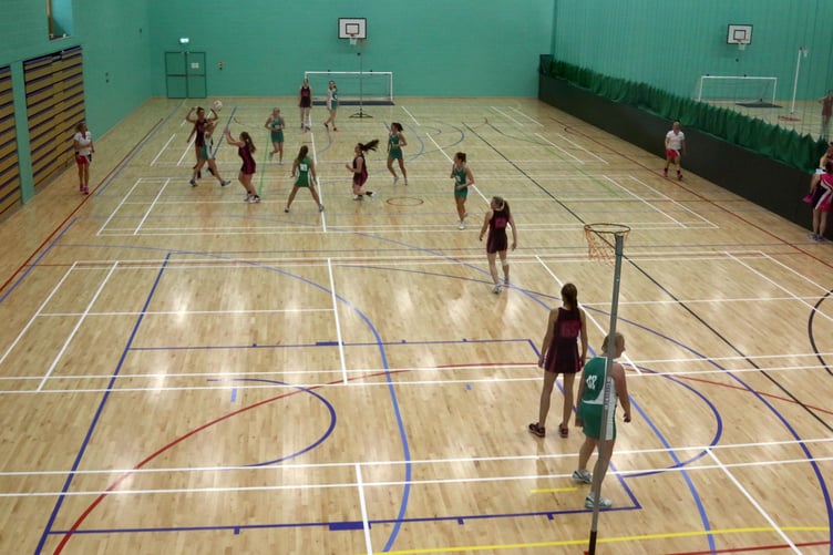 The main sports hall at the NSC