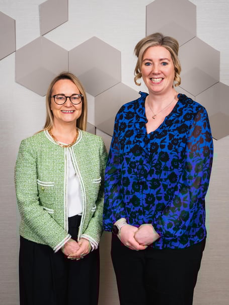 Ellie Sharples and Amy Clucas (right)