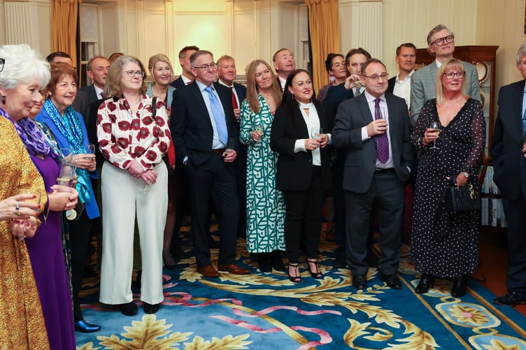 All smiles from the guests!