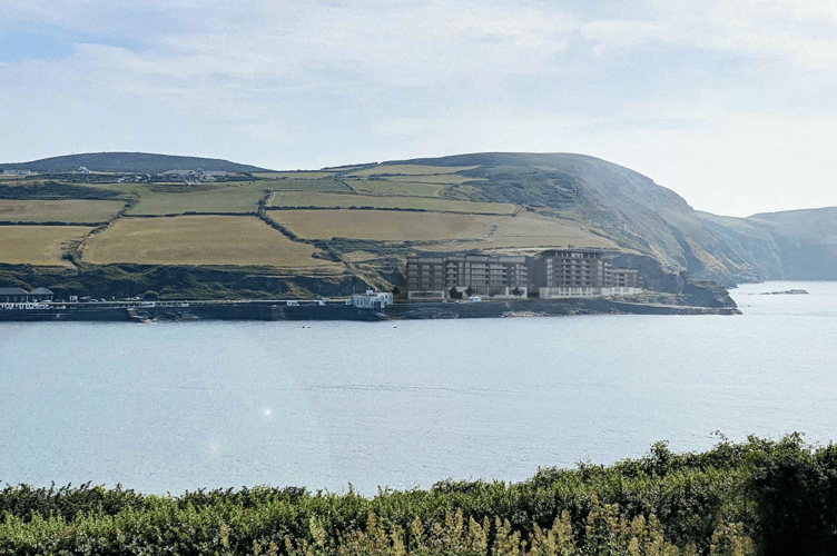 How the proposed Marine Lab would look from Bradda