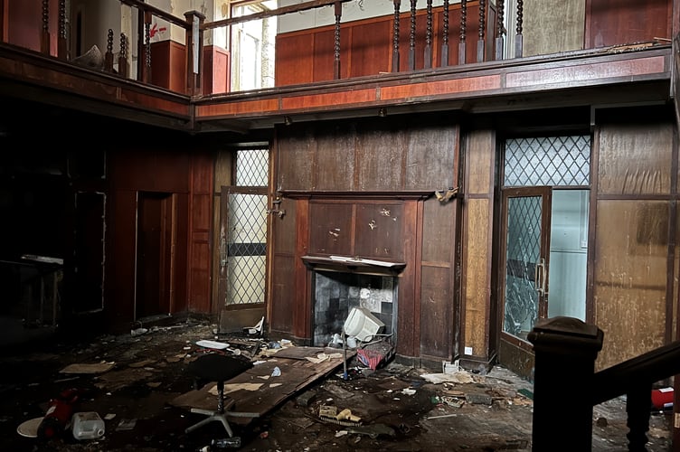 Intruders have been breaking into the old hotel