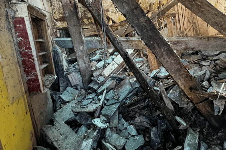 Demolished property on West Quay, Ramsey